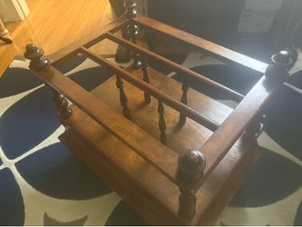 Rare Antique Burr Walnut Georgian Canterbury / Sheet Music & Periodicals Stand | Pristine Condition