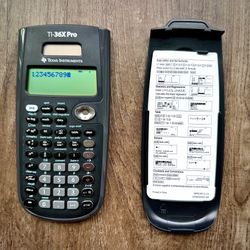 Texas Instruments TI-36X Pro Scientific Calculator w/ Cover – Tested Working