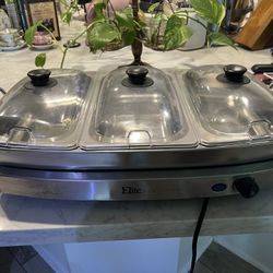 Triple Buffet Server Warming Tray