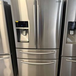 36” SAMSUNG REFRIGERATOR FRIDGE HELADERA NEVERA GOOD CONDITION TESTING WARRANTY 4 MONTHS DELIVERY 