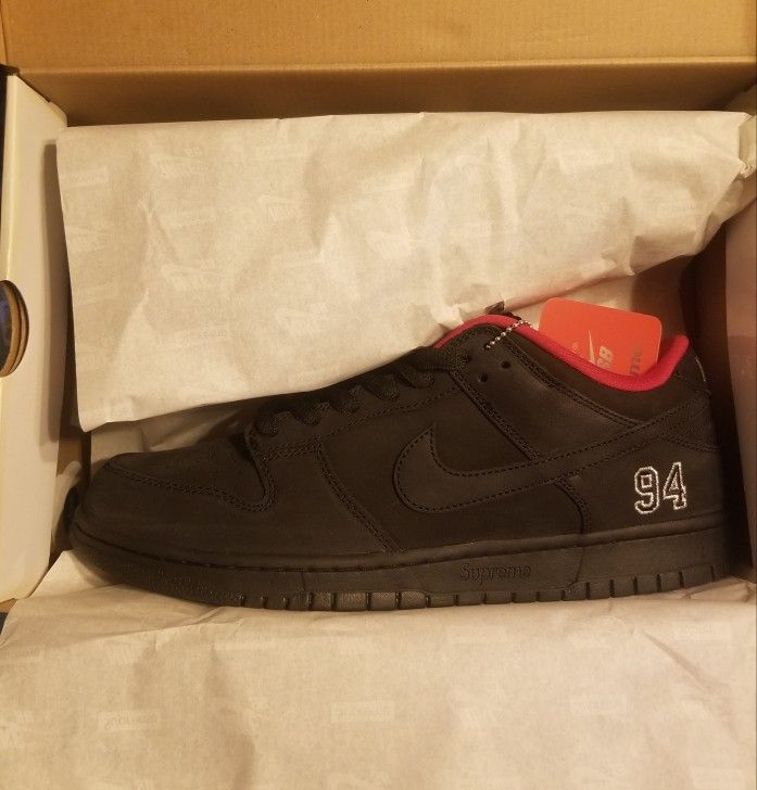Nike SB Dunk Low Supreme 94 Black