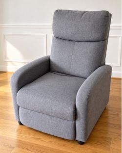 Gray Massage Recliner Chair