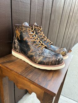 Red Wing 8864 Mossy Oak Camouflage SIZE 8.5D