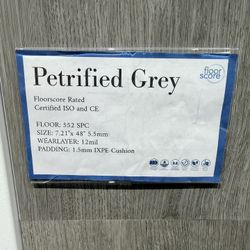 🚨SALE: Petrified Grey Luxury Vinyl Plank (LVP) 🔥