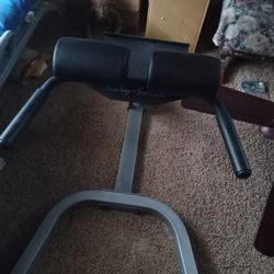 Gym quality parabody hyperextension back machine