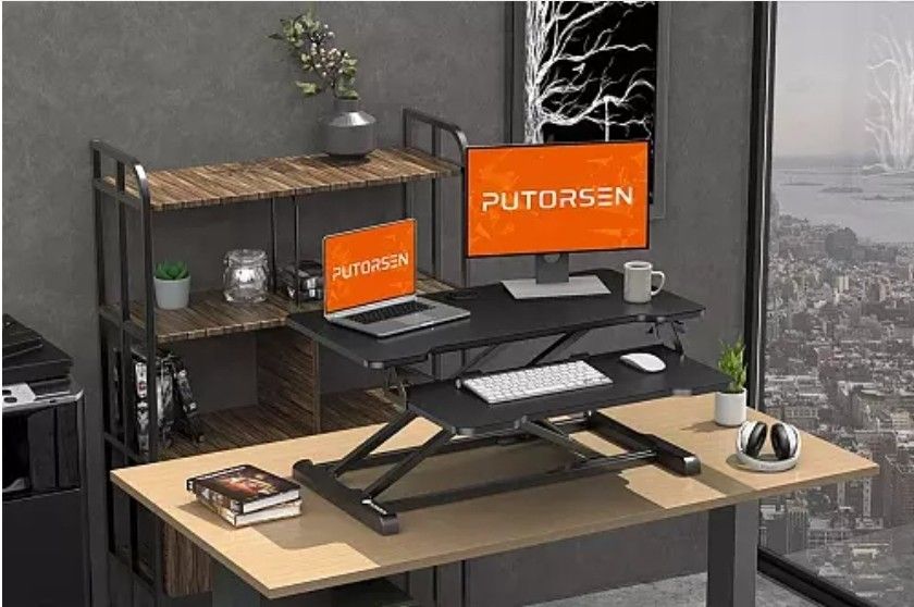 PUTORSEN 32 inch Standing Desk Converter