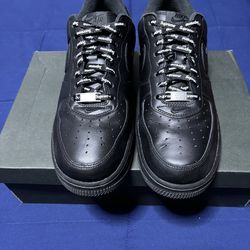Nike x Supreme Air Force 1 Low Box Logo Black 2020 Size 9.5