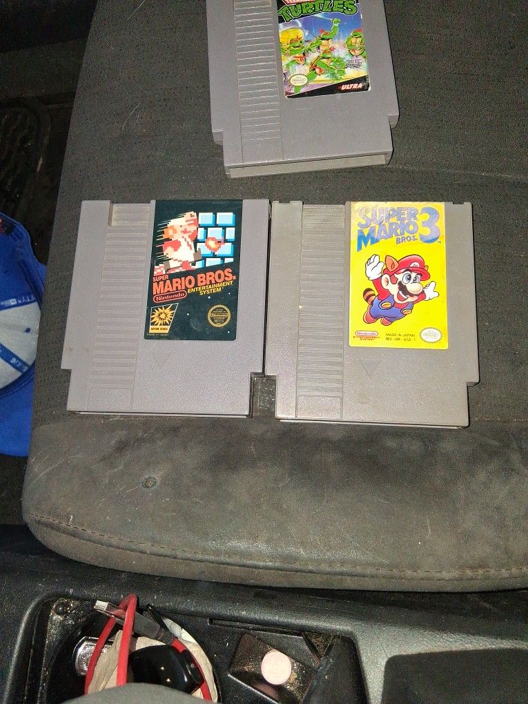 Original Collectors Mario And Super Mario T.M.N.T Nintendo 64