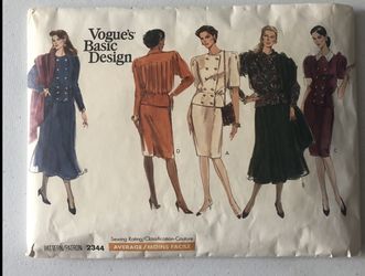 Vogue Pattern Set 2344