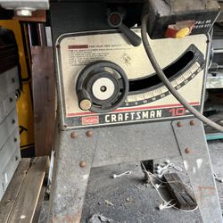 Craftsman Table Saw With Extras