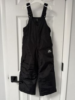 LIKE NEW- Toddler Boys size 4/5 Zeroxposur Black Snow Bib