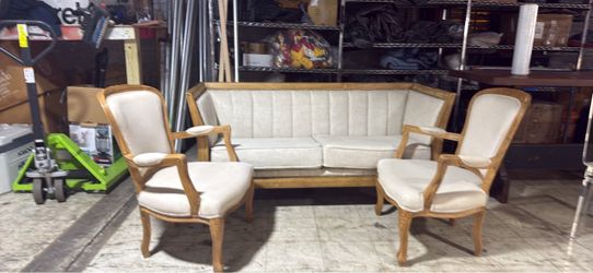 French Provincial Sofa and Armchair Set