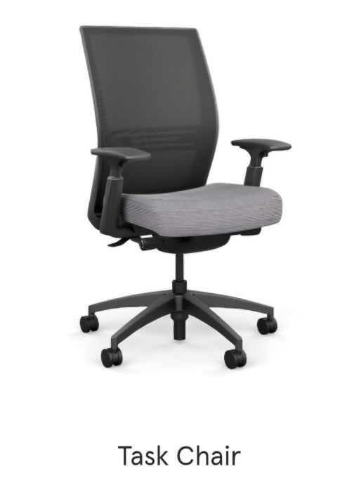 Brand New Office Set: 6 Herman Miller Tables & 12 SitOnIt Amplify Chairs