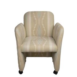 Vintage 1980s Postmodern Chiclet Chair