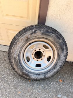 Goodyear Wrangler A/T-S LT275/65R18 + 18” Steel Wheel - $80
