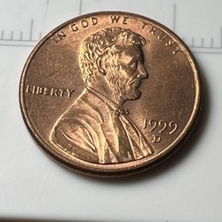 1999 D Penny  3 Penny