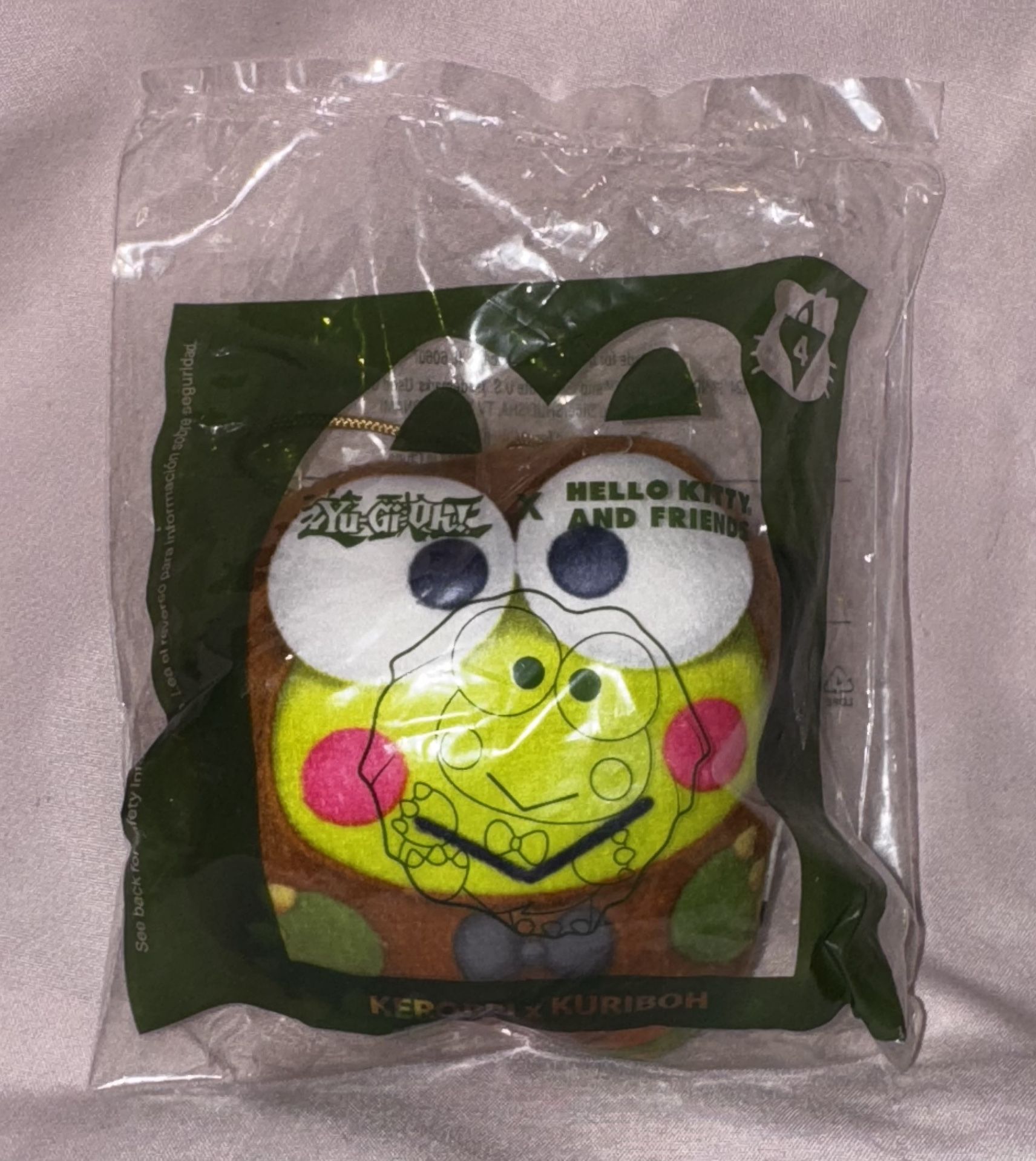 McDonald's Sanrio Yu GI Oh Happy Meal Kerropi x Kuriboh #4