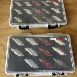 Bill Lewis Rat L Traps Lipless Crank Baits With Fishmore Case
