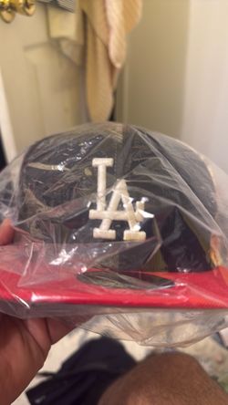 LA Dodgers Fitted Hat Navy and Red