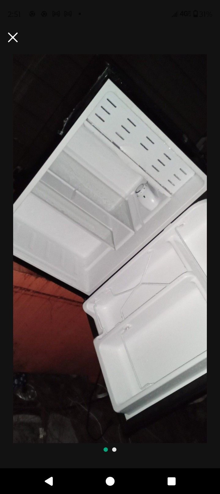 **$35.00** Black mini Fridge With Freezer Works Great!