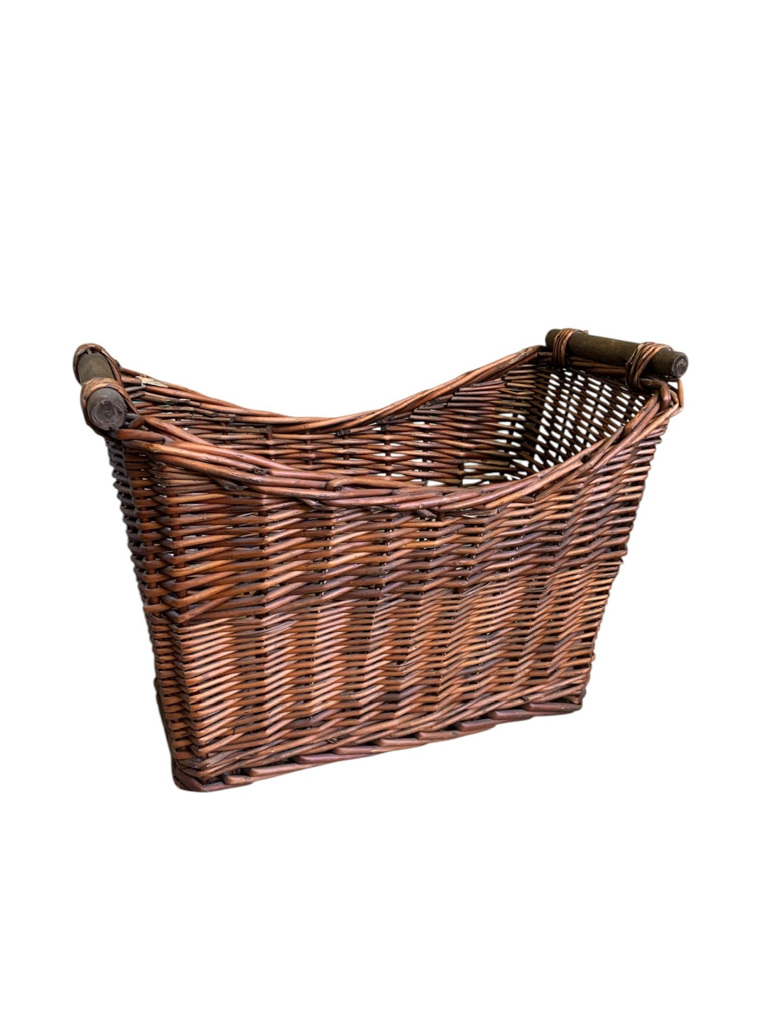 Wicker Magazine Basket