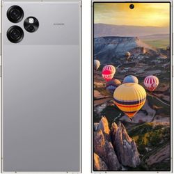 Unlocked Phones Android 13 Cell Phones 8+256GB 6.8" HD Screen Dual SIM 108MP+48MP Camera 6800 mAh and Built-in Pen (Titanium Grey)