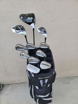 Taylormade M2 & RBLADEZ Golf Club Set Right Handed W/TaylorMade Cart Bag  *NICE