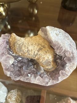 Natural Amethyst Geode Crystal Cluster