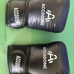 Accodone Black Boxing Gloves Medium (Unisex)