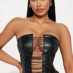 Sexy strappy club top