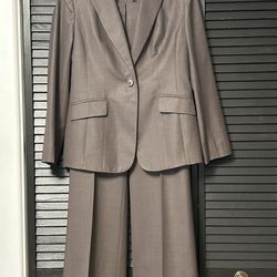 CK wool blend pantsuit -size 4
