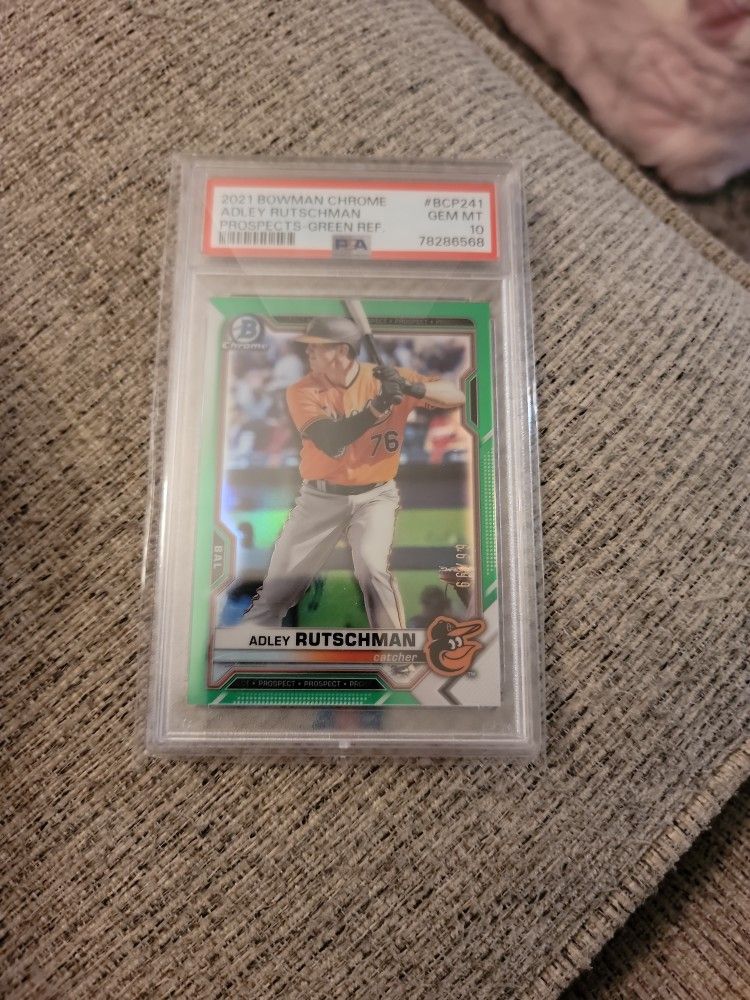 2021 Bowman Chrome Adley Rutschman Psa 10