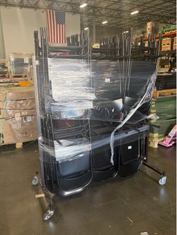 Two Tier Folding Chair Dolly – 84 Chair Capacity (Used)