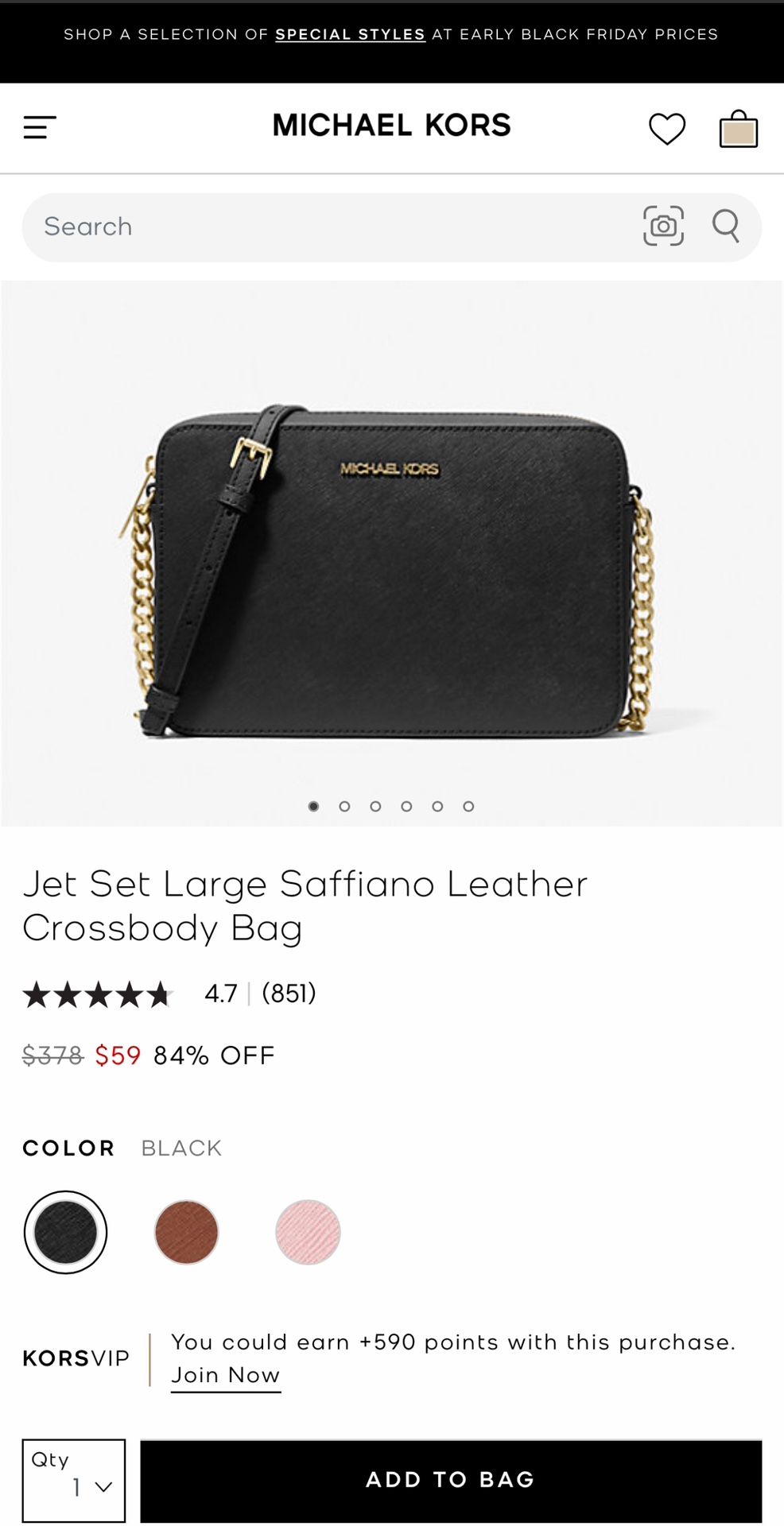 Micheal Kors Crossbody Bag