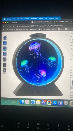 Jellyfish lamp