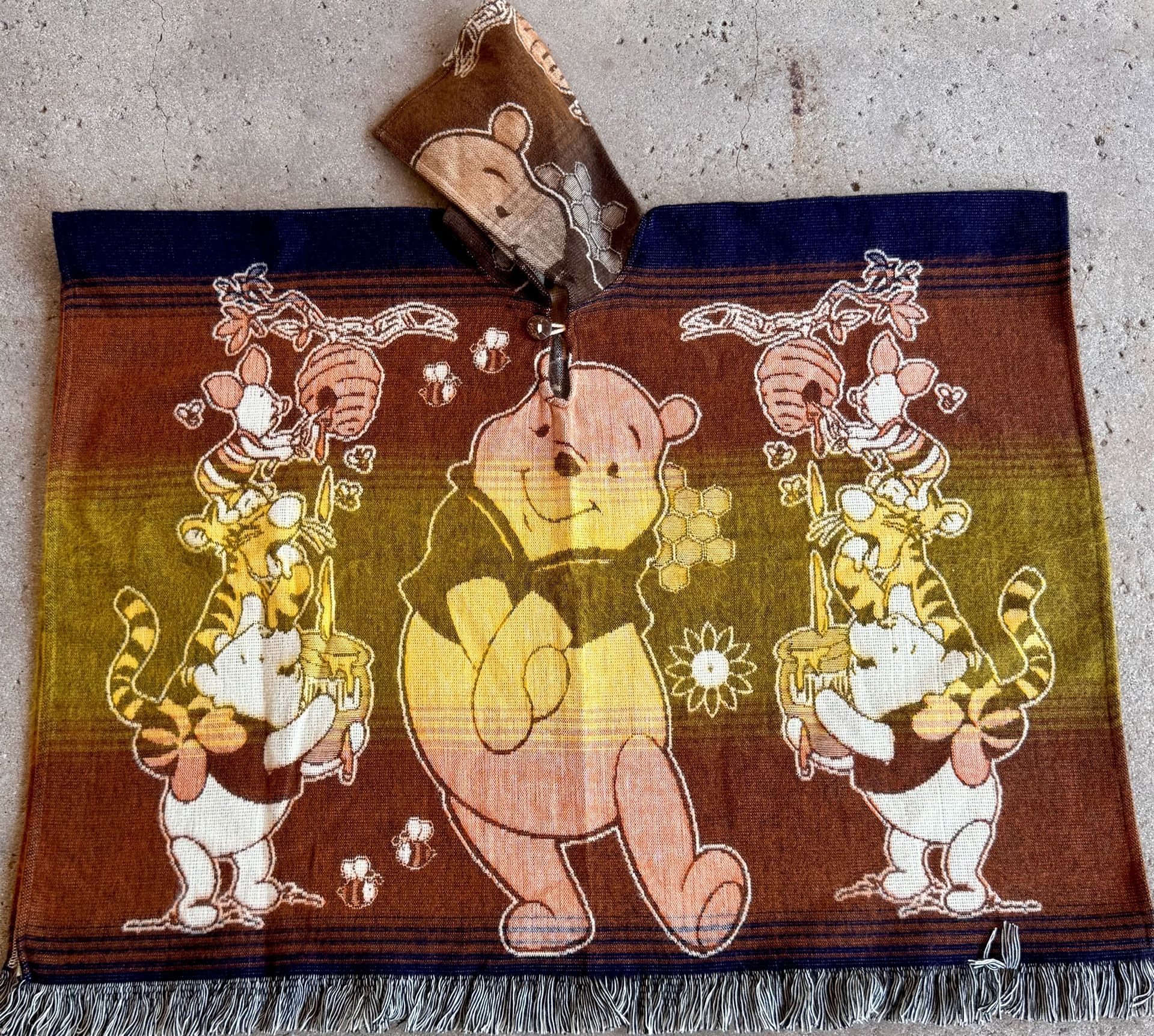 Youth Size Winnie Pooh Alpaca Poncho