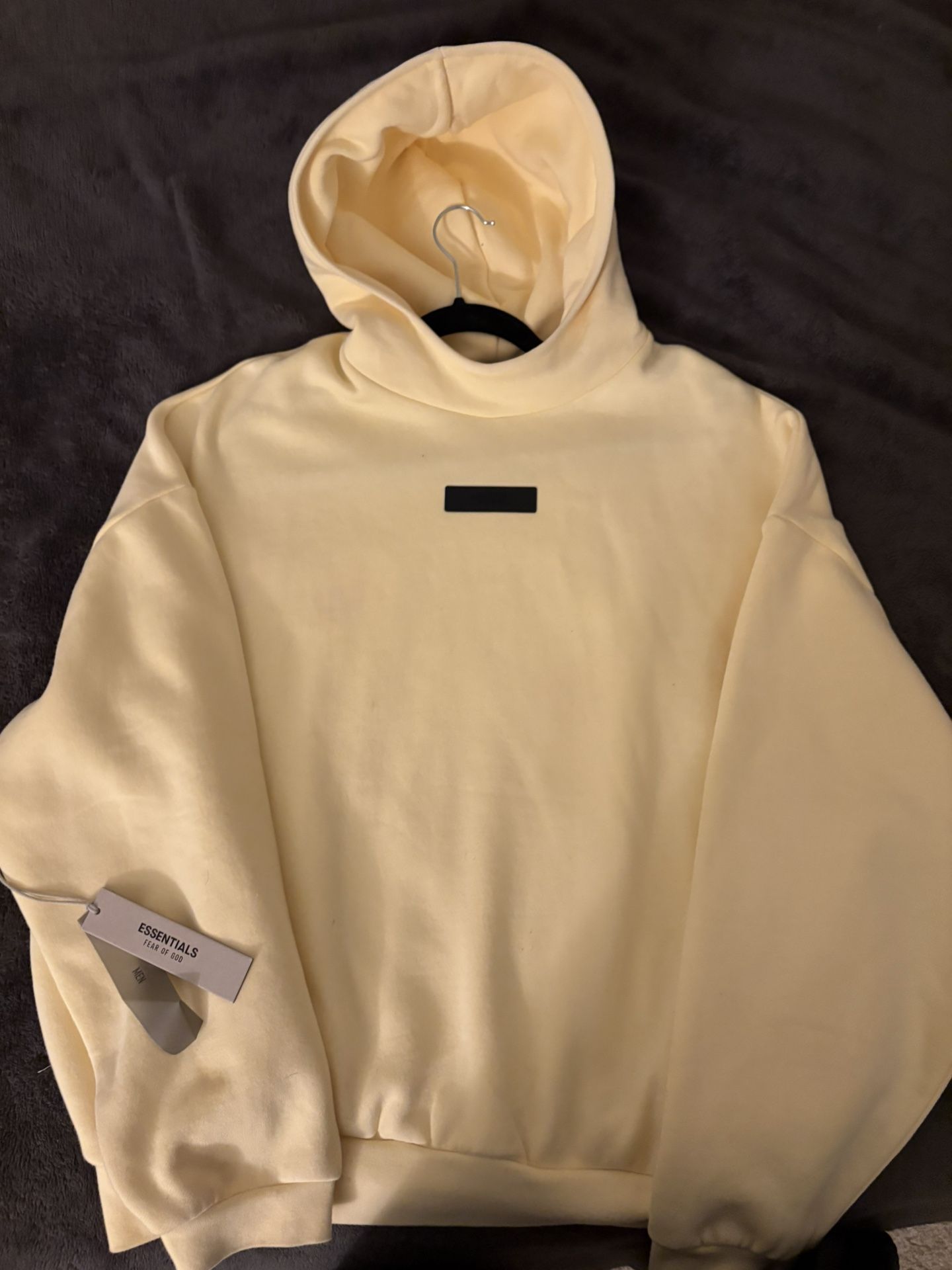 Yellow Essentials Fear Of God Hoodie Men’s Size M/L