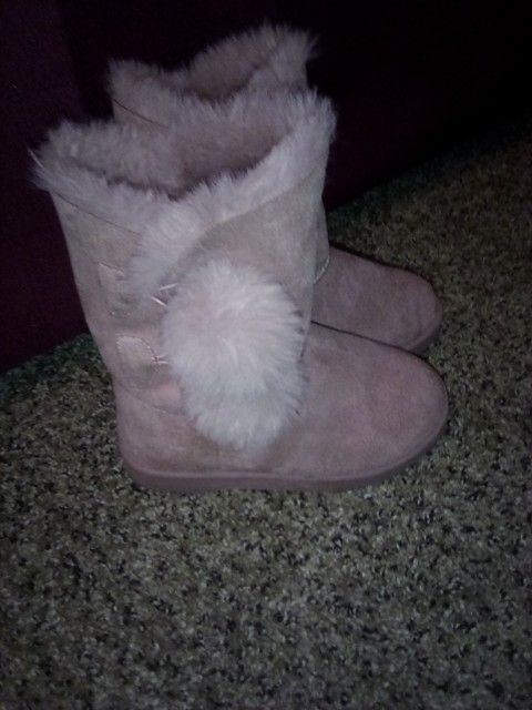 Pink Girls Winter Boots