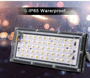 50W Watt Led Flood Light Outdoor Security Garden Yard Spotlight Lamp 110V( Warm White)