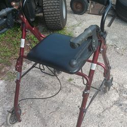 Walker.  Has Brakes Folds Up 