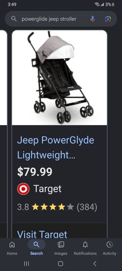 Jeep PowerGlyde stroller