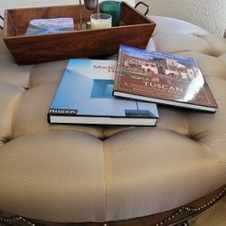 Elegant 48" Tufted Ottoman 