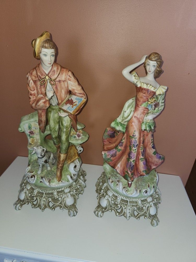 Vintage Copodimonti Statues