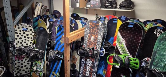 Snowboard With Bindings 