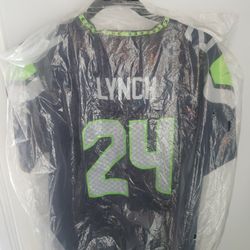Seahawks Lynch jersey size large 14/16