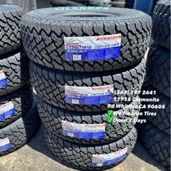 285/75/16 Atlander Off Road Set of Tires Installed and Balanced Set de Llantas Nuevas Instaladas y Balanceadas
