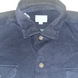 Navy Blue Shirt Jacket