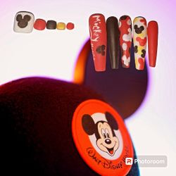 Disney Mickey Mouse Press On Nails 
