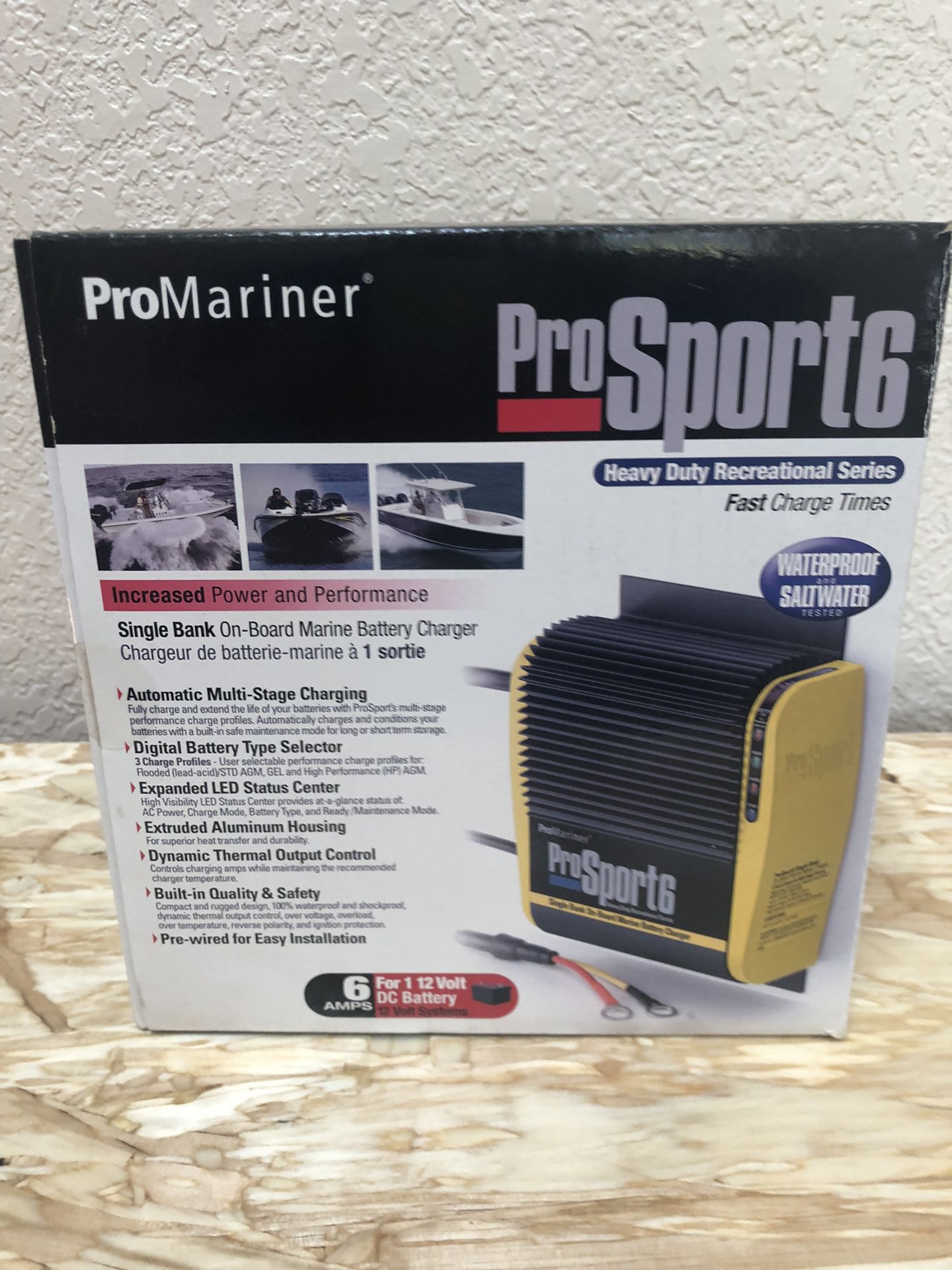 Photo Pro Mariner Pro Sports 6 Boat Battery Charger NEW!!!