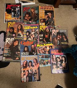 Lot of 12 Metal Magazine Lots of Metallica